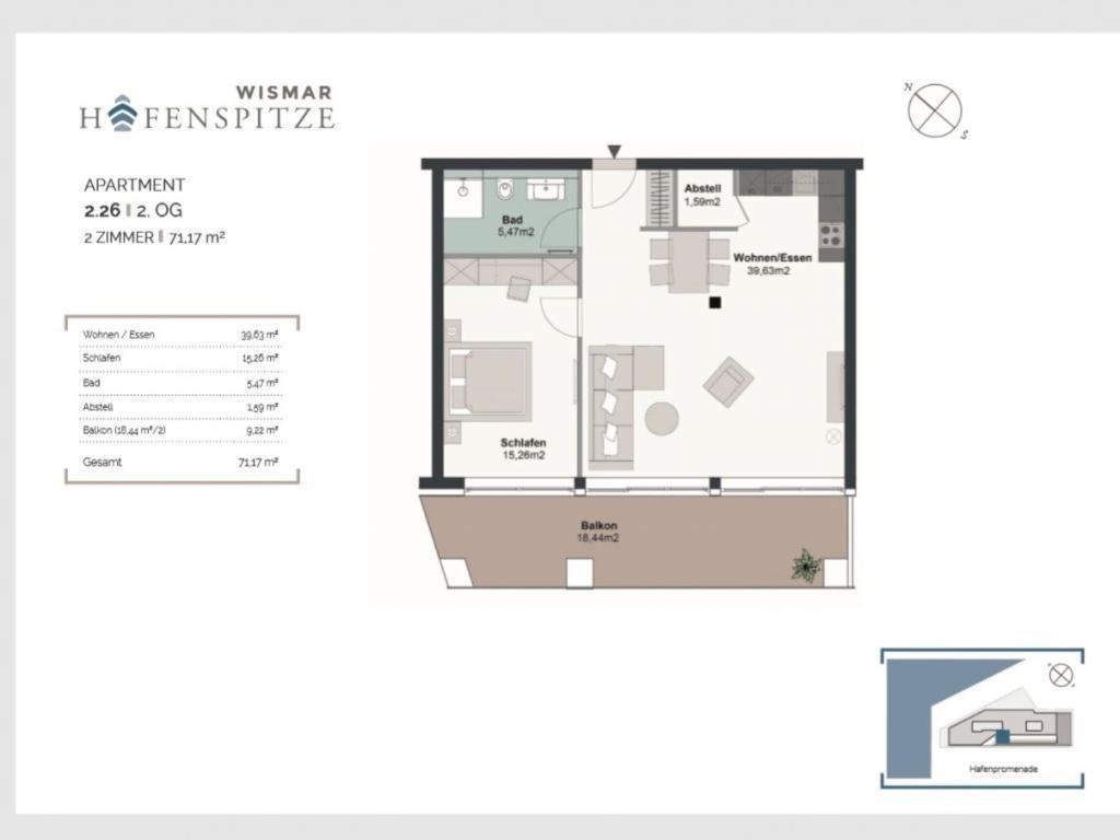 Hafenspitze App 26 Apartman Wißmar Kültér fotó